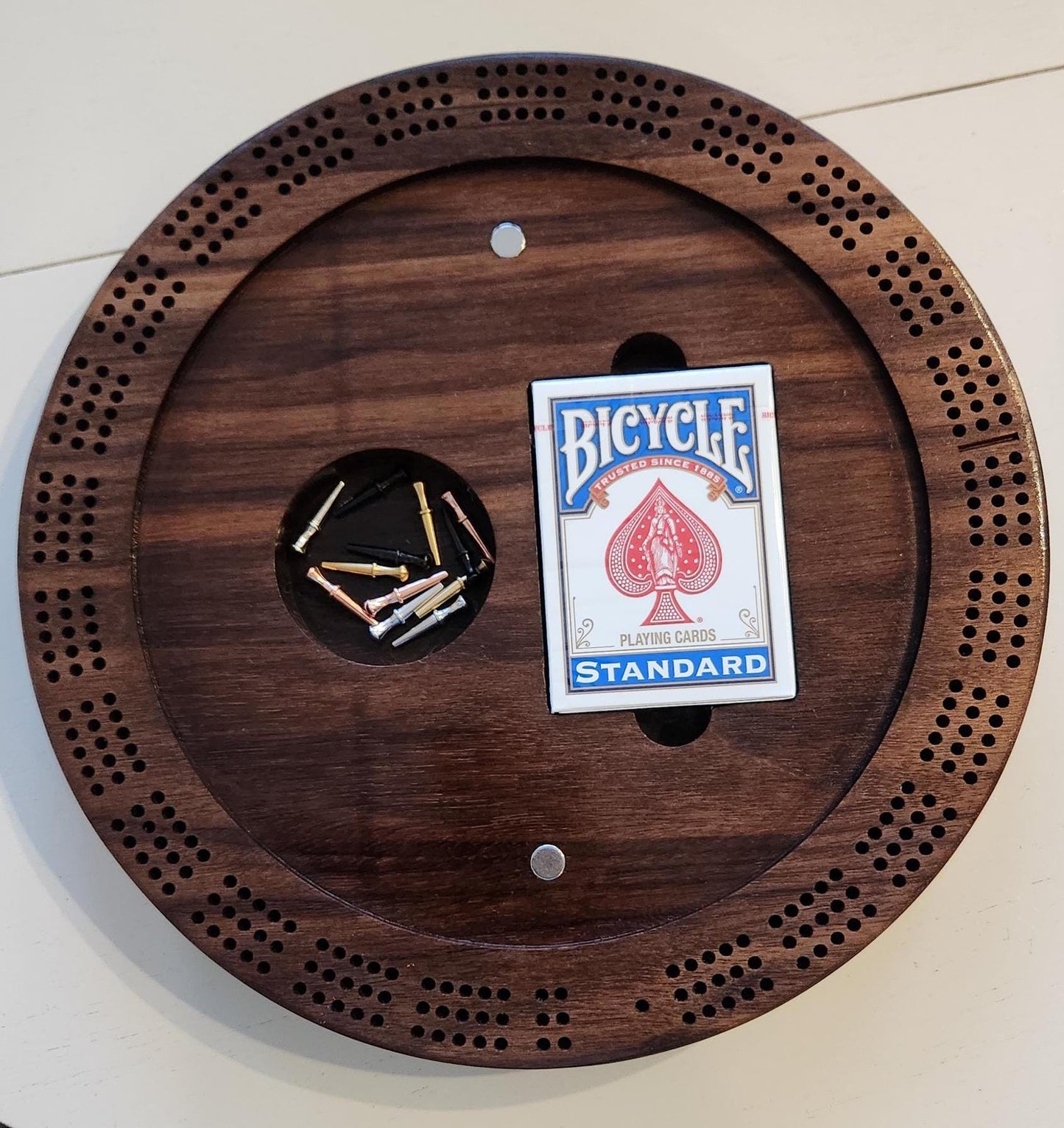 Custom Cribbage Board - US Navy - Submarine Deep Submergence