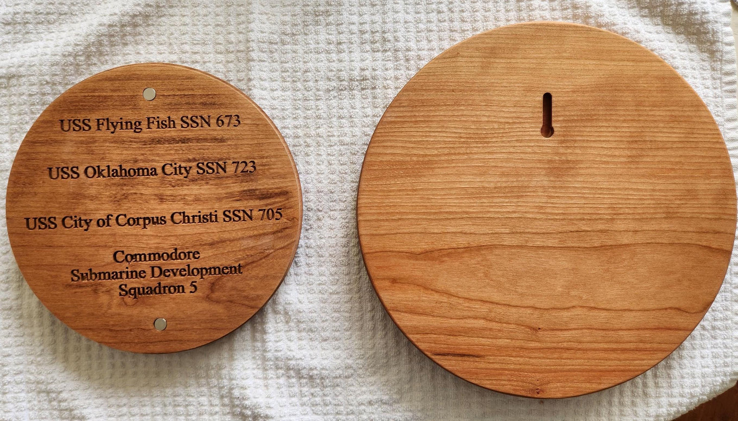 Custom Cribbage Board - US Navy - Submarine